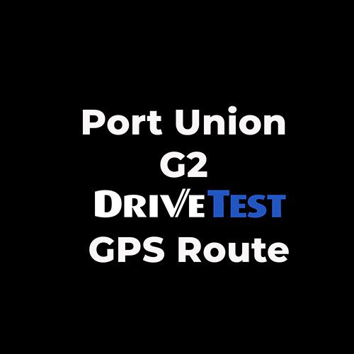 Port Union G2 Drive Test - GPS Route