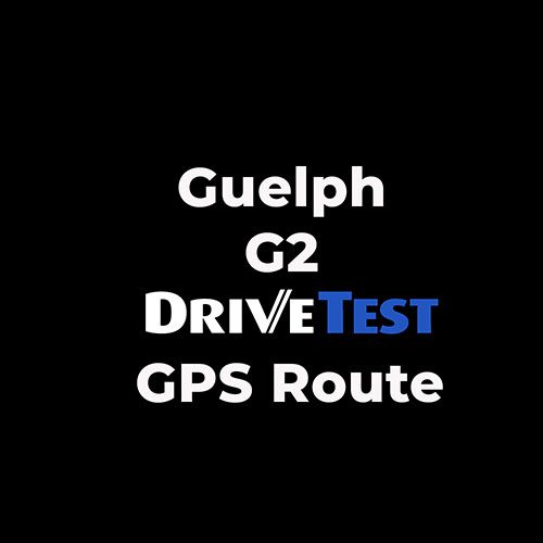 Guelph G2 Drive Test - GPS Route