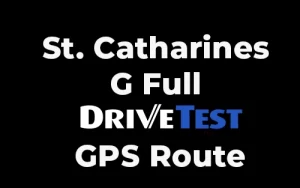 St. Catharines G Full Drive Test GPS Route