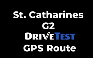 St. Catharines G2 Drive Test GPS Route